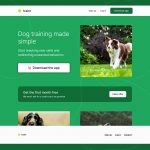 Dog Training Figma Landing Page