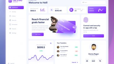 Payment Dashboard Web App Template Figma