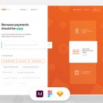 Biller Landing Page Website Template for Figma XD Sketch