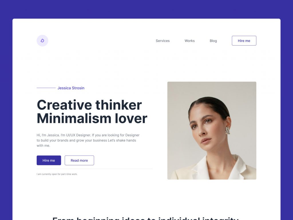 Figma Free Portfolio Template