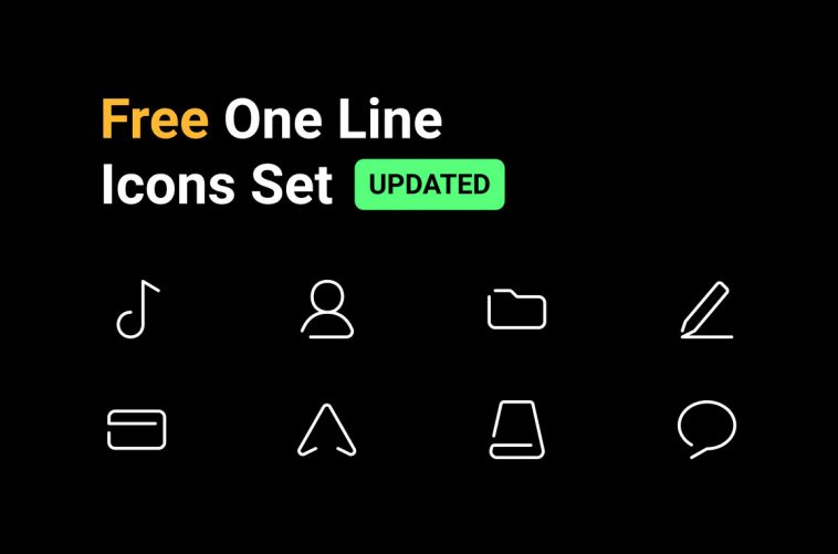 Figma One Line Icon set