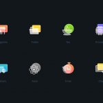 Figma Frosted Icons set