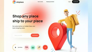 Shipping Website Figma Landing Page Template