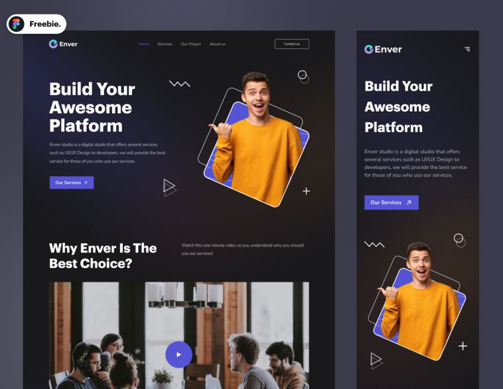 Figma Digital Agency Website Template