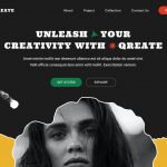 Creative Hero Section For Homepage Figma Templates