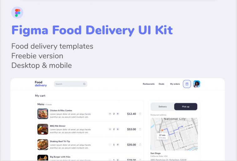 Figma Delivery UI Templates
