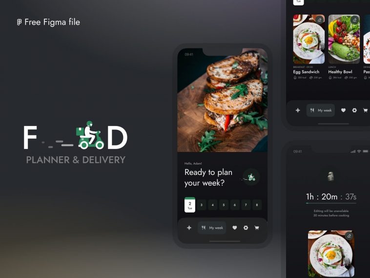 Food Planner And Delivery App UI