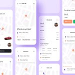 Ridesharing App UI Figma Template