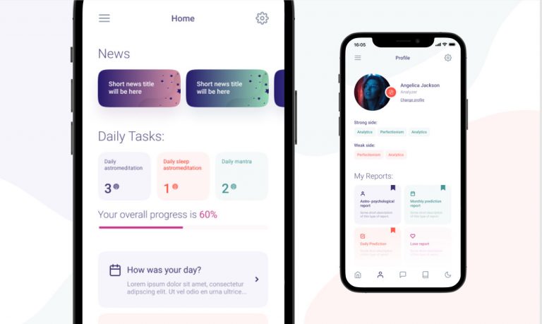 Free Figma Minimal App Concept Template - Ui Kit Free