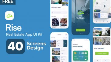 Free Figma Real Estate App UI Kit