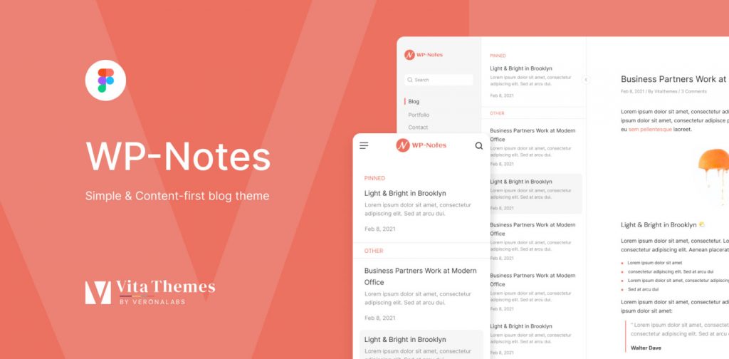 Notes Web App Figma Template