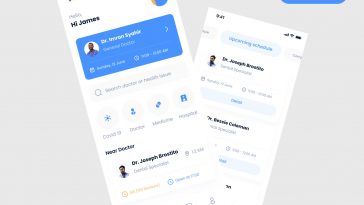 Doctor Appointment App UI Figma Freebie – Dokterian