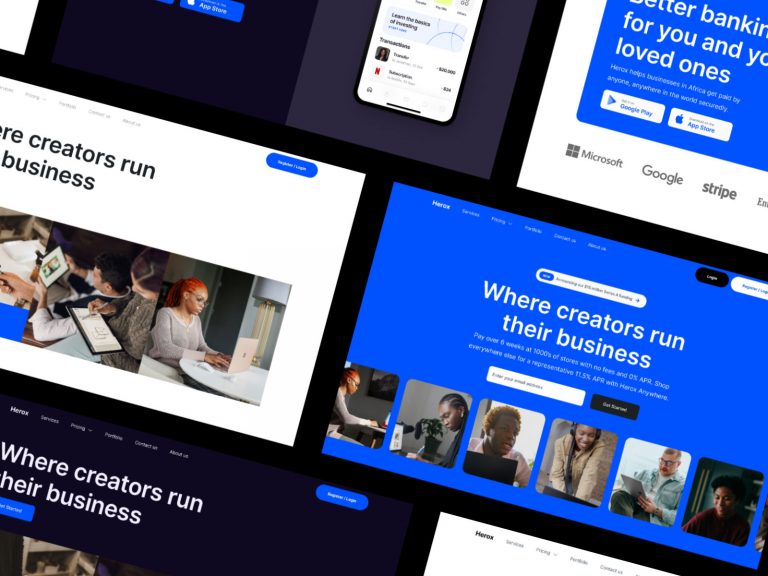 Free Hero Section Exploration Figma Templates - Figma Template