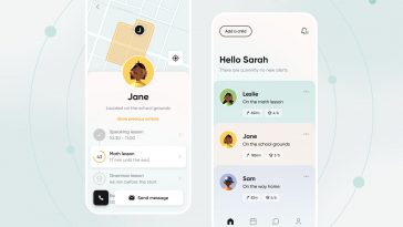 Safety Location Tracking App UI Figma Template