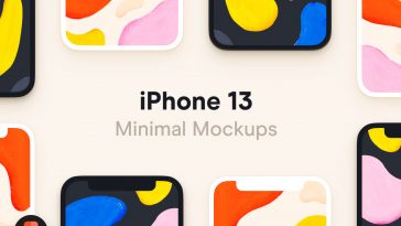 iPhone 13 Minimal Figma Mockups