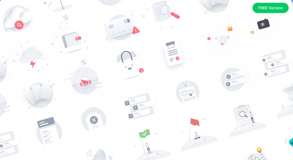 Free Figma Empty State Illustration Kit Template