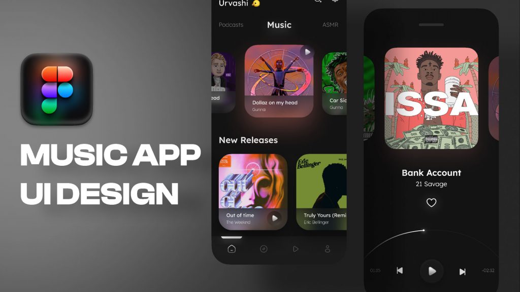 Free Music App Figma Template