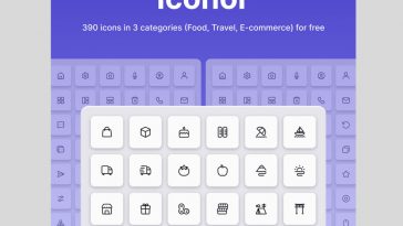 Iconor – 390 Free Figma Icons