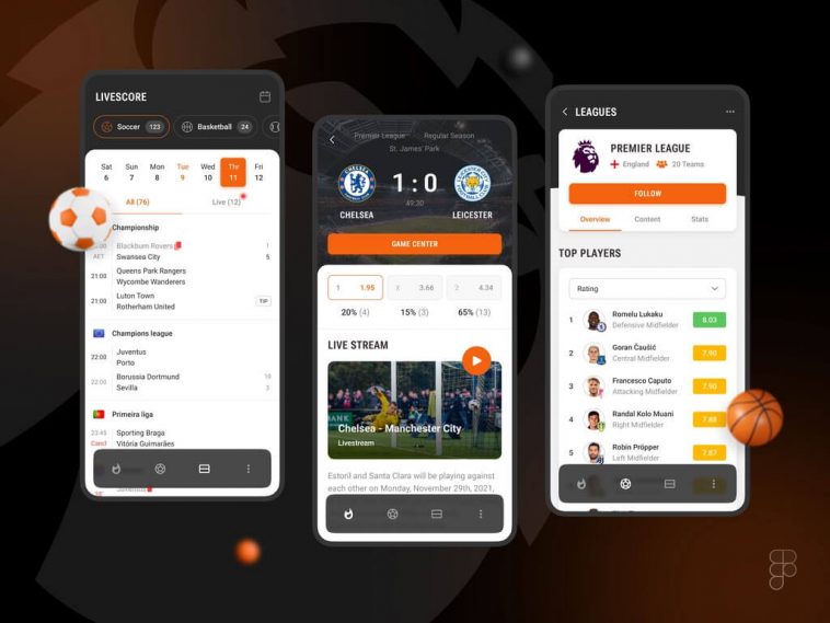 Figam Sports App UI Kit Free