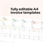 Figma A4 Invoice Template (Fully Editable)