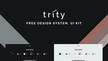 Figma Design System UI Kit – Trity