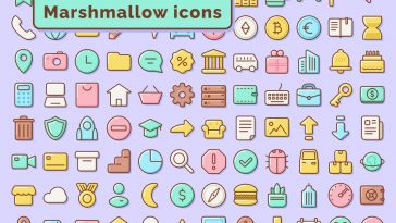 General Icons (Marshmallowy Style) Figma file