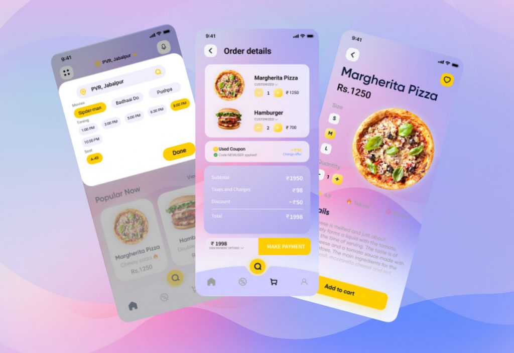 Pizza Ordering Mobile Figma Template Free
