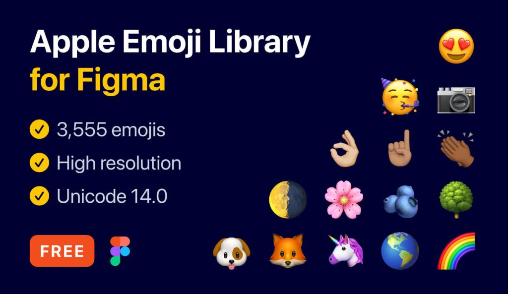 3500+ Apple Emojis For Figma