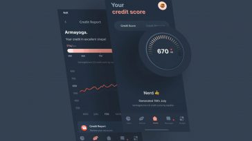 Credit Score App UI Design Figma Templates