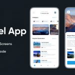 Figma Free Travel App Design Template