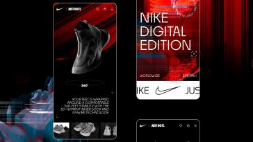 Figma Nike Mobile App Concept Templates