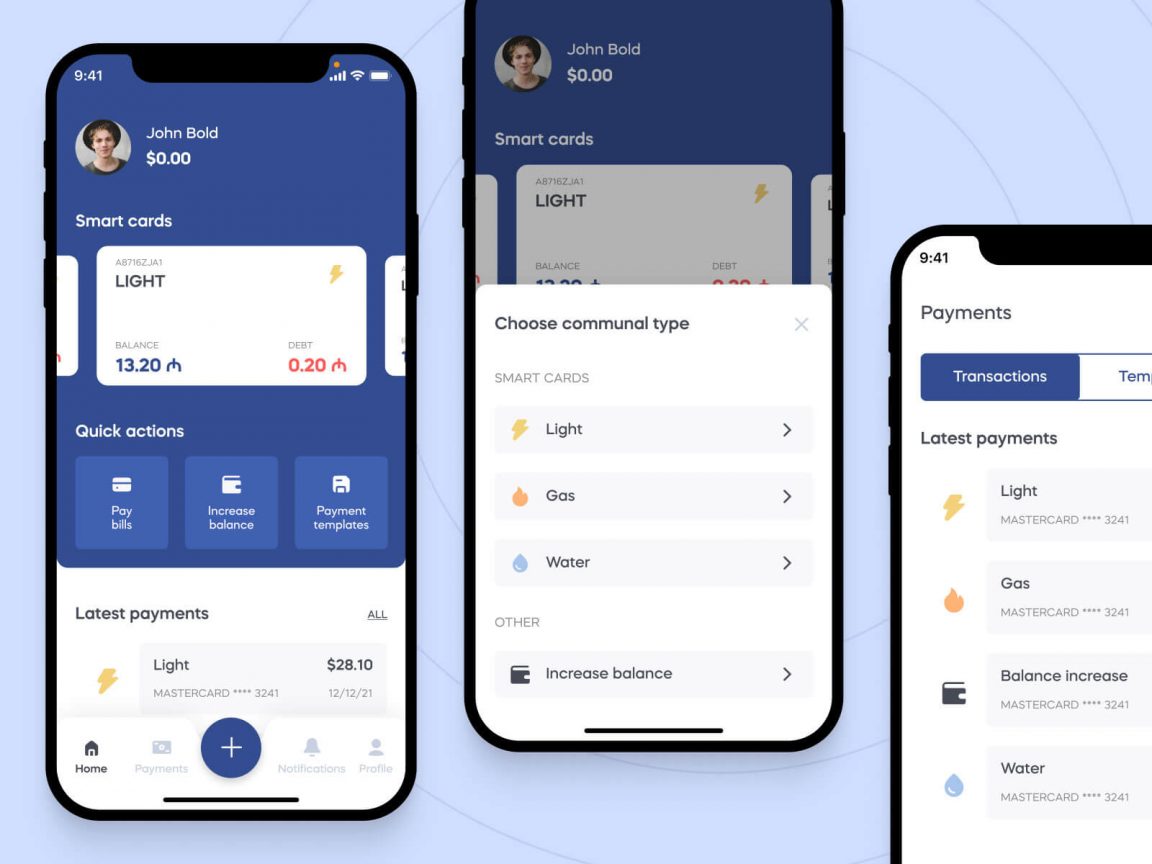 Free Figma Payment App UI Design Template Free - Free Figma Template