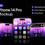 Figma iPhone 14 Pro Mockup free