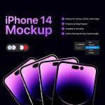 Free iPhone 14 Mockups For Figma