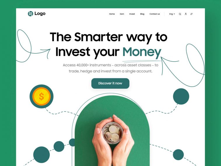 Personal Finances Landing Page Template - Free Figma Resource