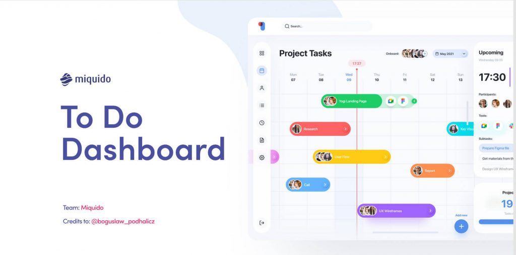To Do Dashboard Design Free Figma Resources