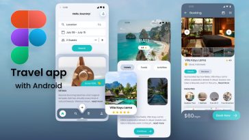 Free Figma Android Travel App Template