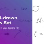 Free Hand Drawn Figma Arrows