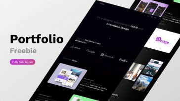 Portfolio Figma Website Template