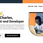 Portfolio Landing Page Free Figma Website Template