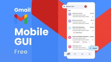 Figma Gmail App Template For Mobile