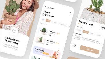 Figma Plants E commerce App Template