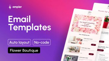 Flower Boutique AMP Email Template Figma