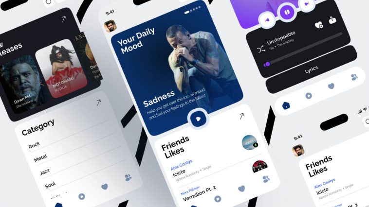 Spotify App Redesign with Figma - Figma Template