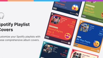 Spotify Playlist Covers Figma Ui Kit Template