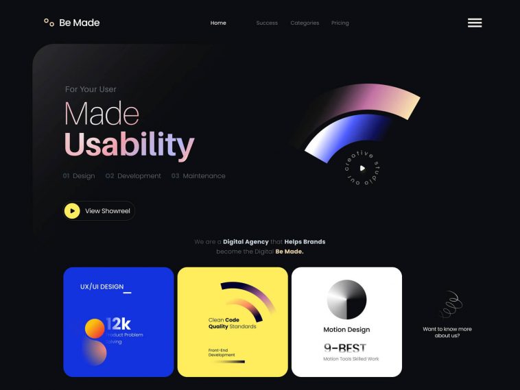 Digits – Figma Digital Agency Landing Page