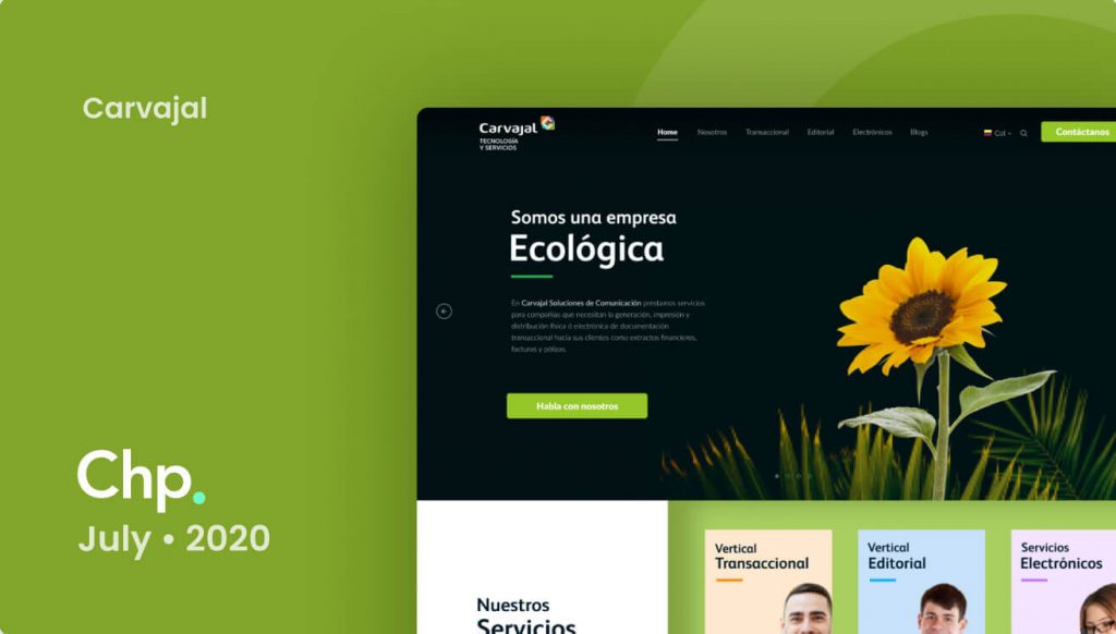 Free Figma Carvajal SDC Redesign Website Template