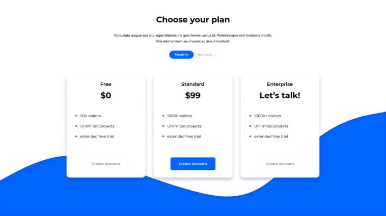 Figma Pricing Table Template