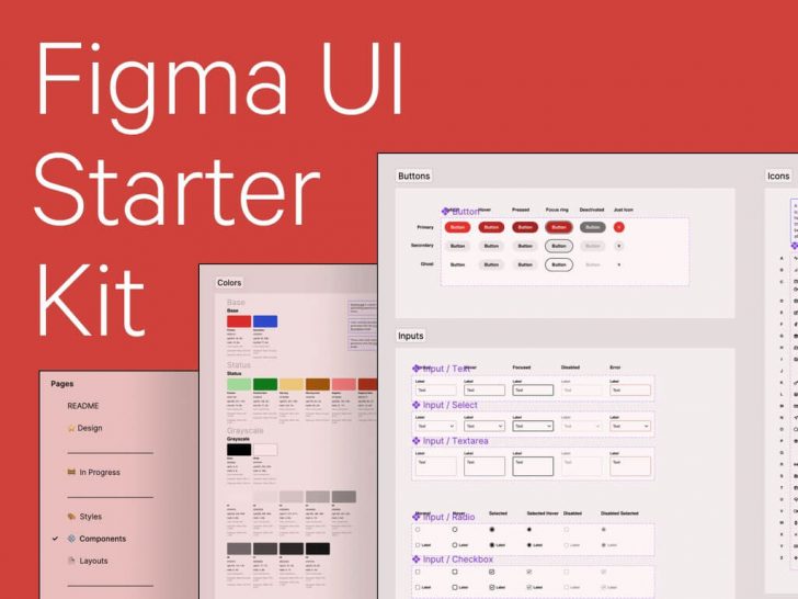 Figma Free UI Starter Kit - Free Figma Template