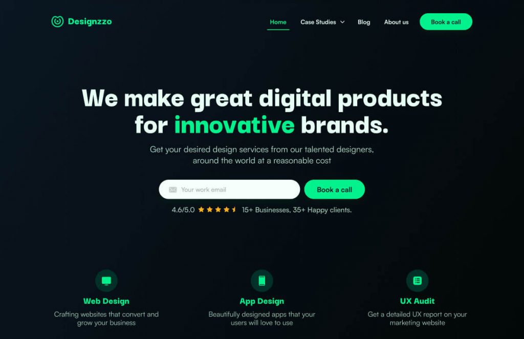 Free Agency Website UI Kit Figma Template - UiKitFree
